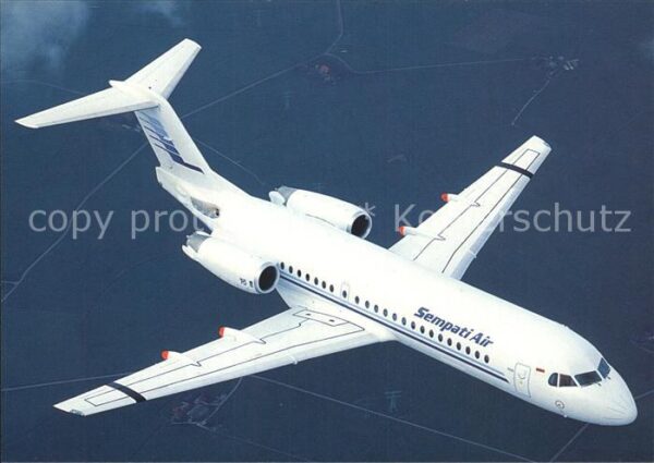 Flugzeuge zivil Sempati Air Fokker 70 PK-JAI c/n 11592