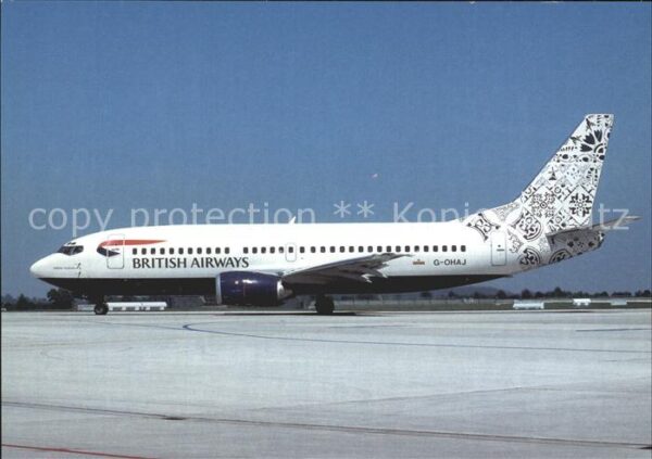 Flugzeuge zivil British Airways Boeing 737-36Q G-OHAJ (