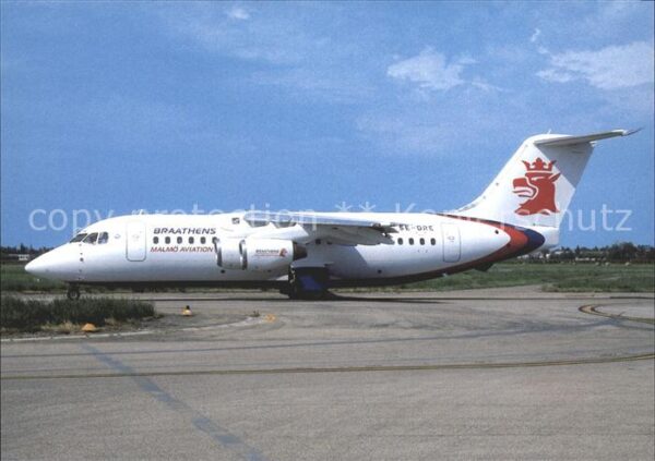 Flugzeuge zivil Braathens BAE 146-200 SE-DRE (cn E2051)