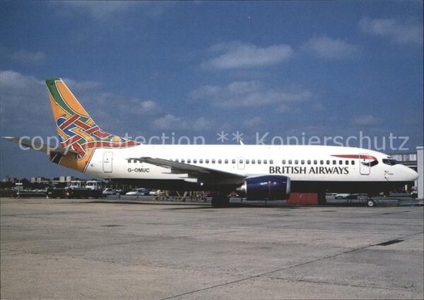 Flugzeuge zivil British Airways Boeing-B-737-300 G-OMUC