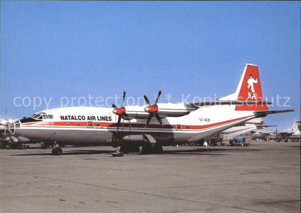 Flugzeuge zivil Natalco Air Lines AN-12B ST-AQF c/n 834