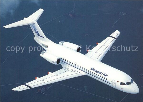 Flugzeuge Zivil Sempati Air Fokker 70 PK-JAI c/n 11592
