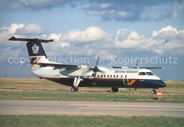 Flugzeuge Zivil British Airways Dash 8-300 G-BRYI