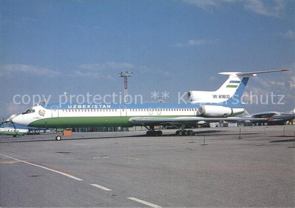 Flugzeuge Zivil Uzbekistan Airways Tupolev 154B-2 UK-85