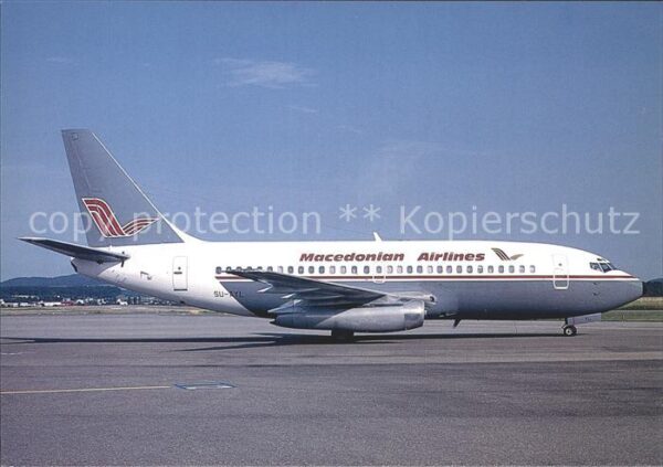 Flugzeuge Zivil Macedonian Airlines Boeing 737-266 SU-A