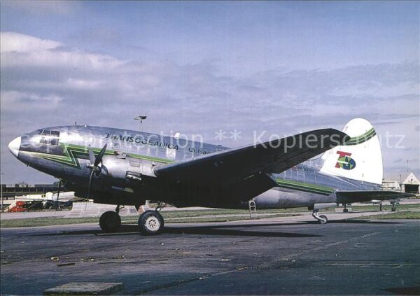 Flugzeuge Zivil Transoceanica Colombia Curtiss C-46 HK-