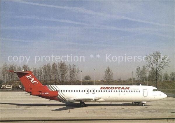 Flugzeuge Zivil European Aircharter BAC 1-11-510ED G-AV