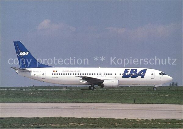 Flugzeuge Zivil EBA Eurobelgian Airlines Boeing 737-436