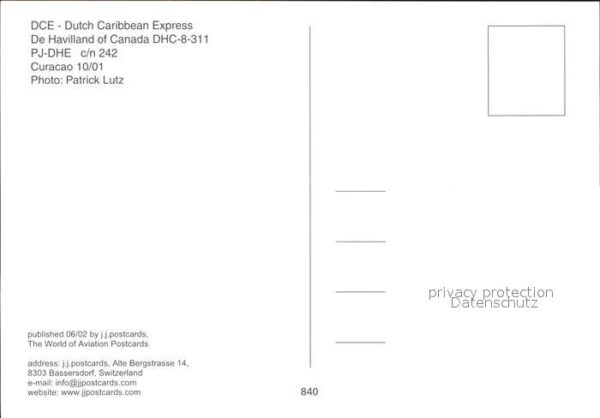 Flugzeuge Zivil DCE Dutch Caribbean Express De Havillan – Bild 2