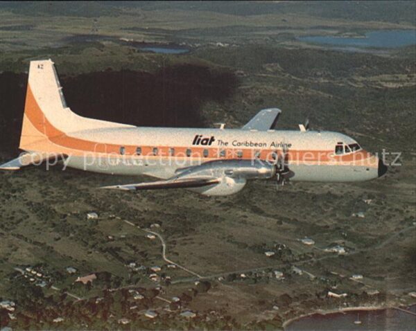 Flugzeuge Zivil Liat Caribbean Airline HS 748-243 C/N 1