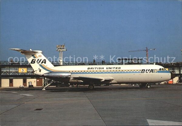 Flugzeuge Zivil British United BAC 1-11 201AC c/n 9 G-A
