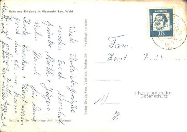 Viechtach Bayerischer Wald Stadtansicht – Bild 2