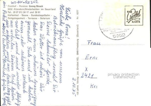 Attendorn Gasthof- Pension Georg Struck – Bild 2
