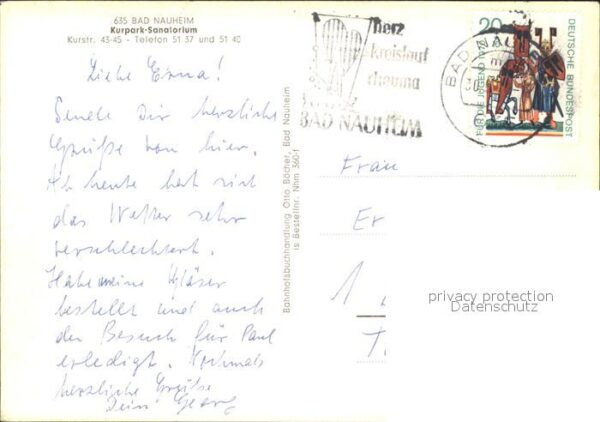 Bad Nauheim Kurpark- Sanatorium – Bild 2