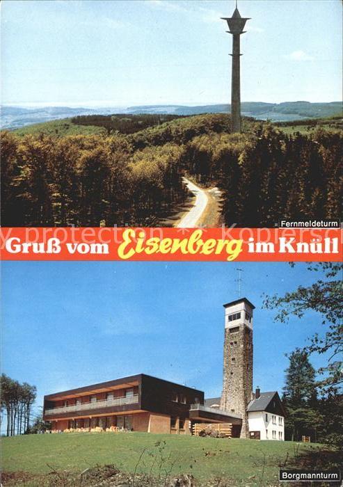 Kirchheim Hessen Berggasthof Eisenberg Fernmeldeturm Bor