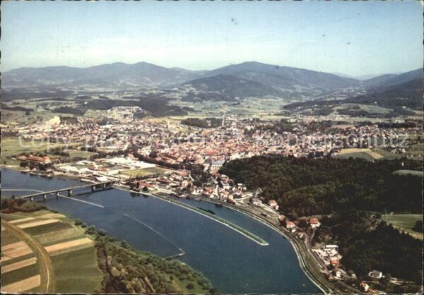 Deggendorf Donau Fliegeraufnahme