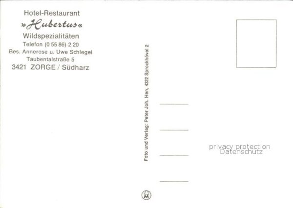 Zorge Hotel Restaurant Hubertus Zimmer und Ga – Bild 2