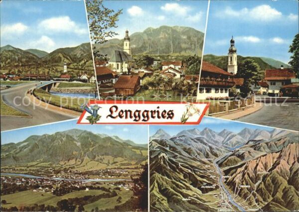 Lenggries Panorama Kirche