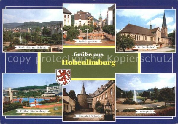 Hohenlimburg Sankt Bonifatius Fussgängerzone Lennepa