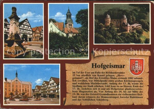 Hofgeismar Brunnen Schloss