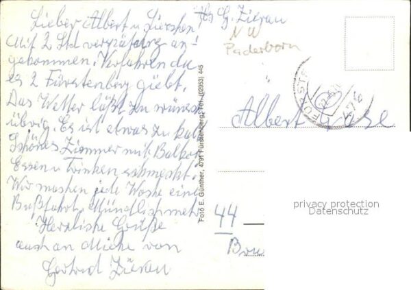 Fuerstenberg Westfalen Stadtansicht Hirsch – Bild 2