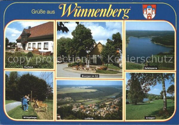 Wuennenberg Bad Aatalsperre Anlegen Brunnen Kurhaus Wil