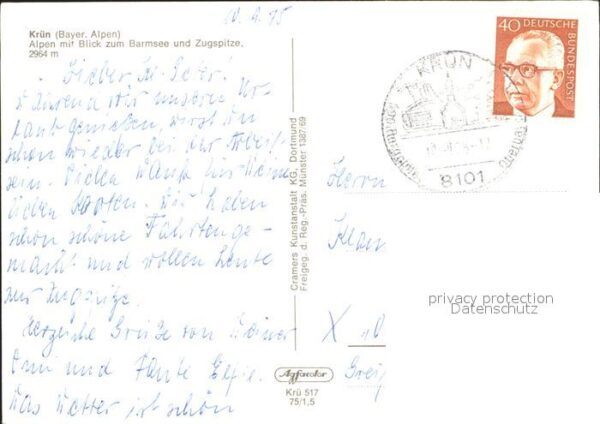 Kruen Alpen Barmsee Zugspitze – Bild 2