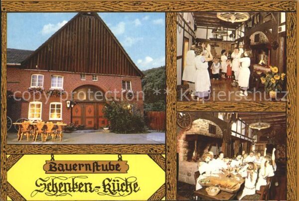 Hoexter Weser Bauernstube Schenken- Küche