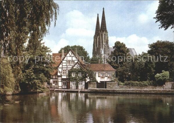 Soest Arnsberg Mühle Grosser Teich Wiesenkirche
