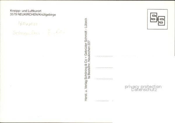 Neukirchen Knuellgebirge Stadtansicht – Bild 2