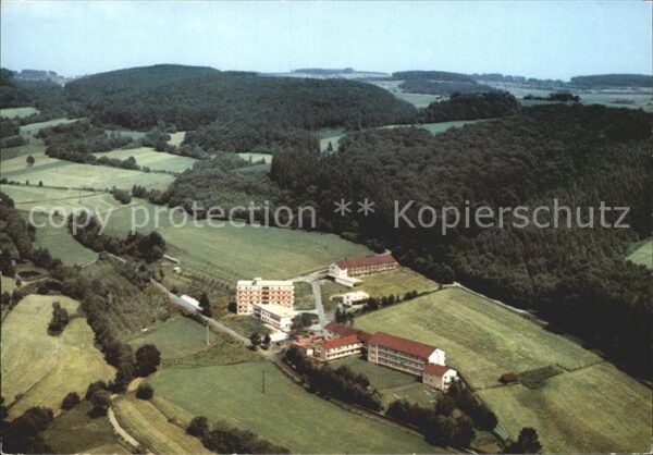Neukirchen Knuellgebirge Waldsanatorium Urbachtal Fliegeraufnahm