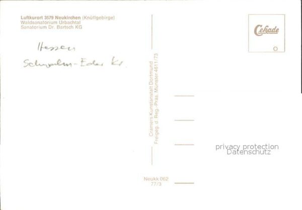 Neukirchen Knuellgebirge Waldsanatorium Urbachtal Fliegeraufnahm – Bild 2