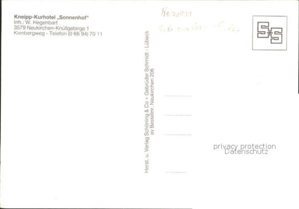 Neukirchen Knuellgebirge Kneipp- Kurhotel Sonnenhof – Bild 2