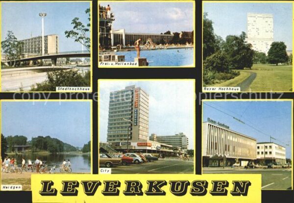 Leverkusen Bayer Hochhaus Stadthochhaus Frei- und