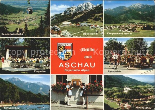 Aschau Chiemgau Almabtrieb Hohenschau Kurgarten Schwimm