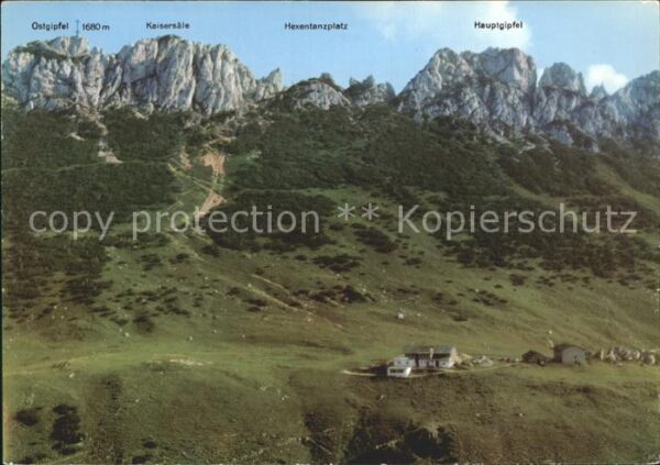 Aschau Chiemgau Kampenwand mit Steinlingalm