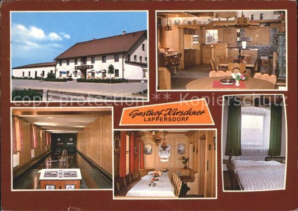 Lappersdorf Lappersdorf Gasthof Kirschner Kegelbahn Zimmer Gast