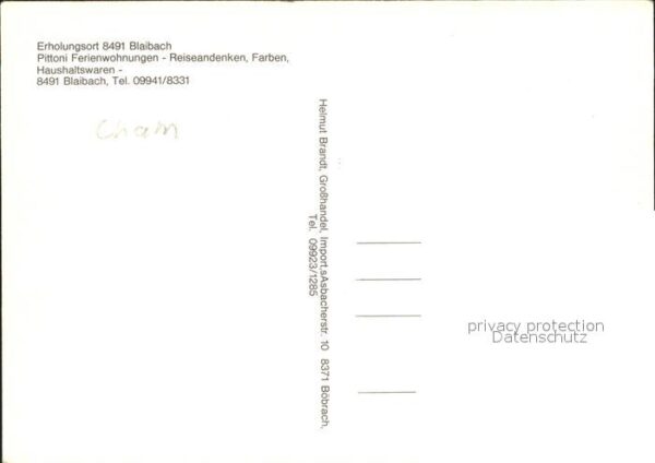Cham Oberpfalz Blaibach Pittoni Ferienwohnungen- Reise – Bild 2