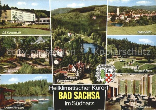 Bad Sachsa Harz Minigolf- Platz Kurpark DB Kuranstalt S