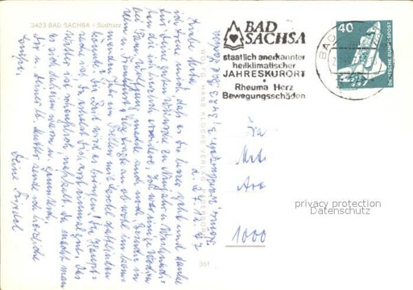 Bad Sachsa Harz Evangelische Kirche Schmelzteich Reichs – Bild 2