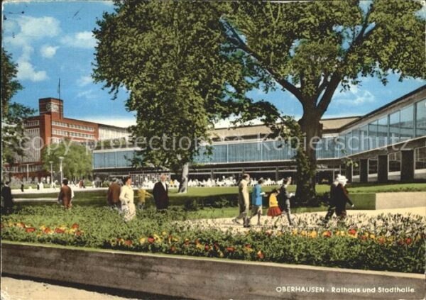 Oberhausen Rathaus und Stadthalle