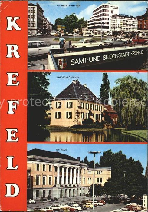 Krefeld Am Hauptbahnhof Jagdschlösschen Rathaus