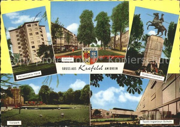 Krefeld Husarendenkmal Philadelphia Haus Tierpa