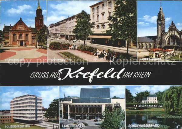 Krefeld Hauptbahnhof Ostwall Polizeidirektion S