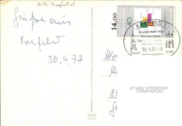 Krefeld Burg Linn Ostwall Stadttheater Rheinbrü – Bild 2