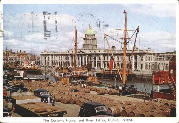 Dublin Ireland Customs House River Liffey