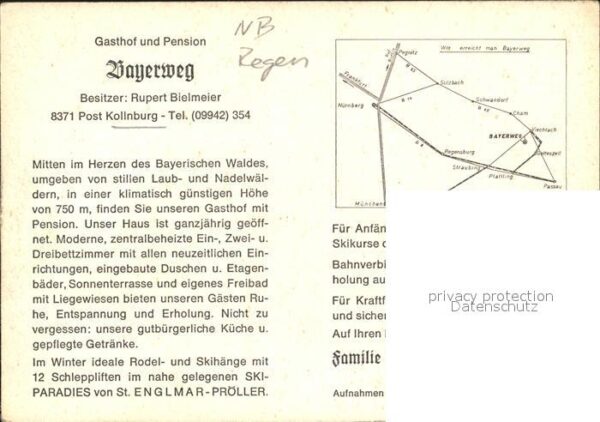 Kollnburg Gasthof Pension Bayerweg – Bild 2