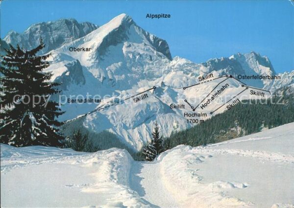 Garmisch-Partenkirchen Alpspitze Bernadeintal Oberkar
