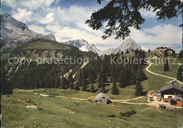 Garmisch-Partenkirchen Kreuzeck Alpspitze Zugspitze Waxenstein
