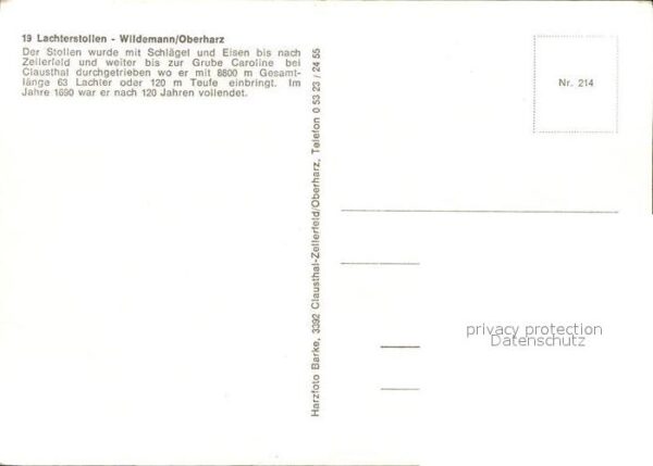 Wildemann Lachterstollen – Bild 2